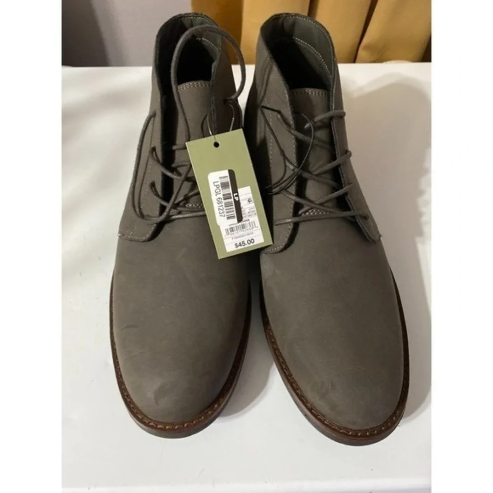 Men's Jerad Chukka Boots by Goodfellow & Co Gray Size 12‎ New With Tags